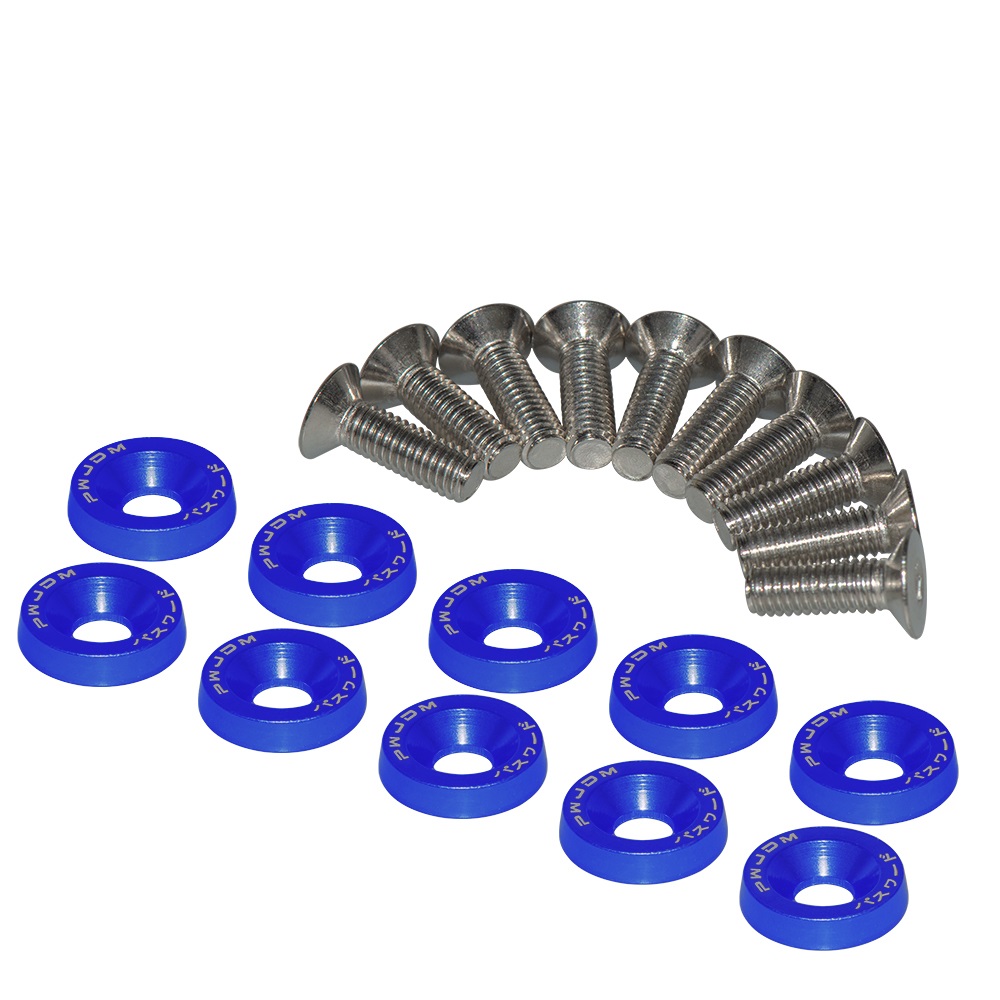 Bumper Plate 10Kg - 10Pcs M6 Jdm Auto Gemodificeerde Hex