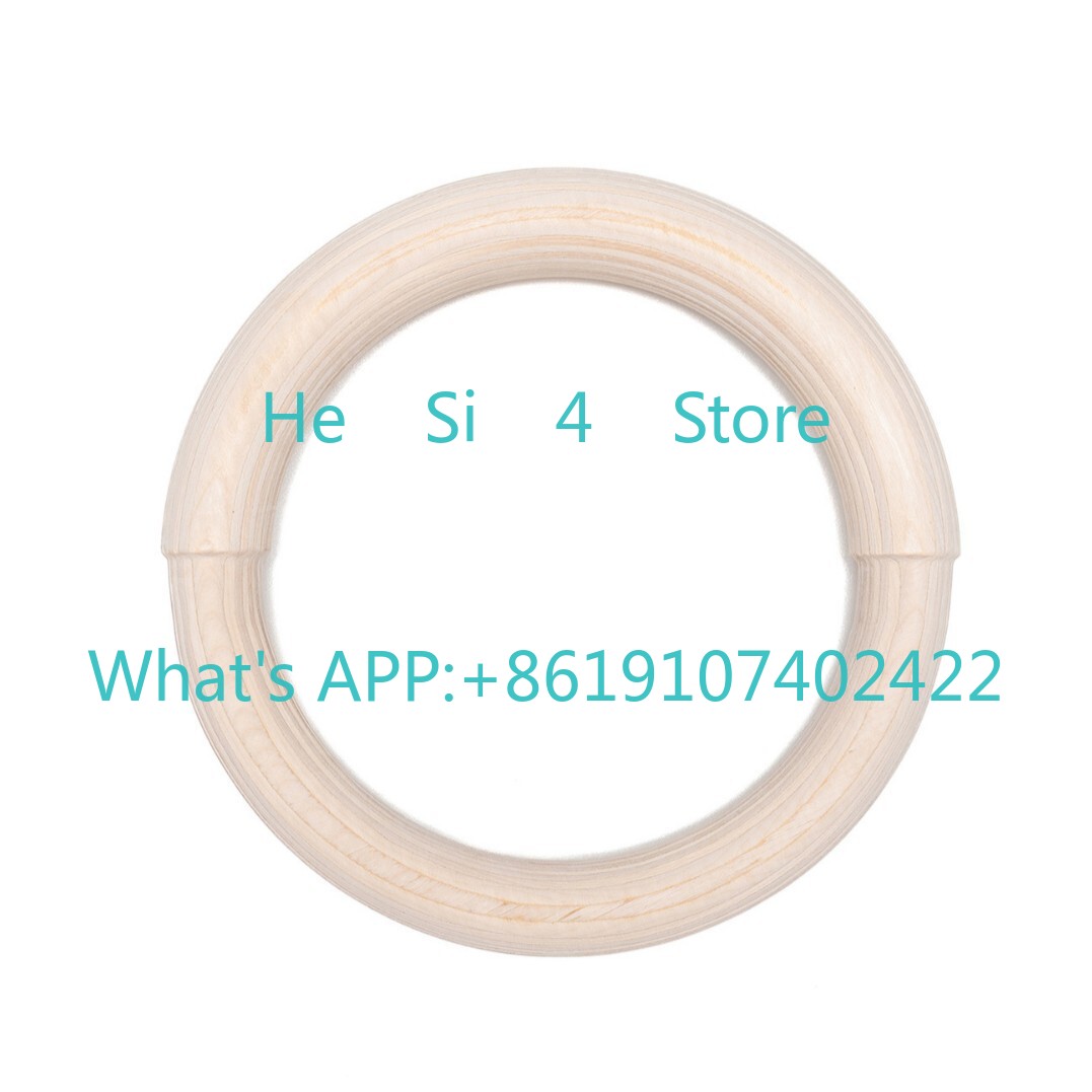 Gymnastic Ring Wood - Birch houten fitnessring, dubbele maat, voor