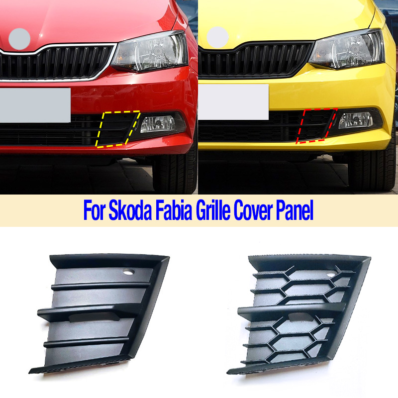 Bumper Plate 10Kg - Voor Skoda Fabia 2015-17 Voorbumper Grill