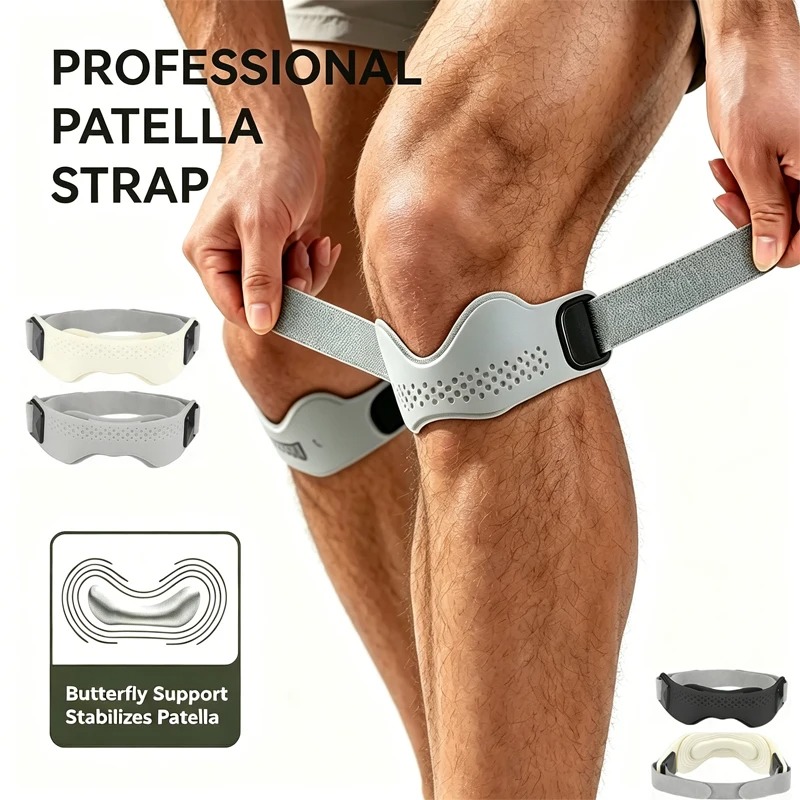 Knee Sleeve Pair - 1/2 Stuks Siliconen Patellapees Ondersteuning Band