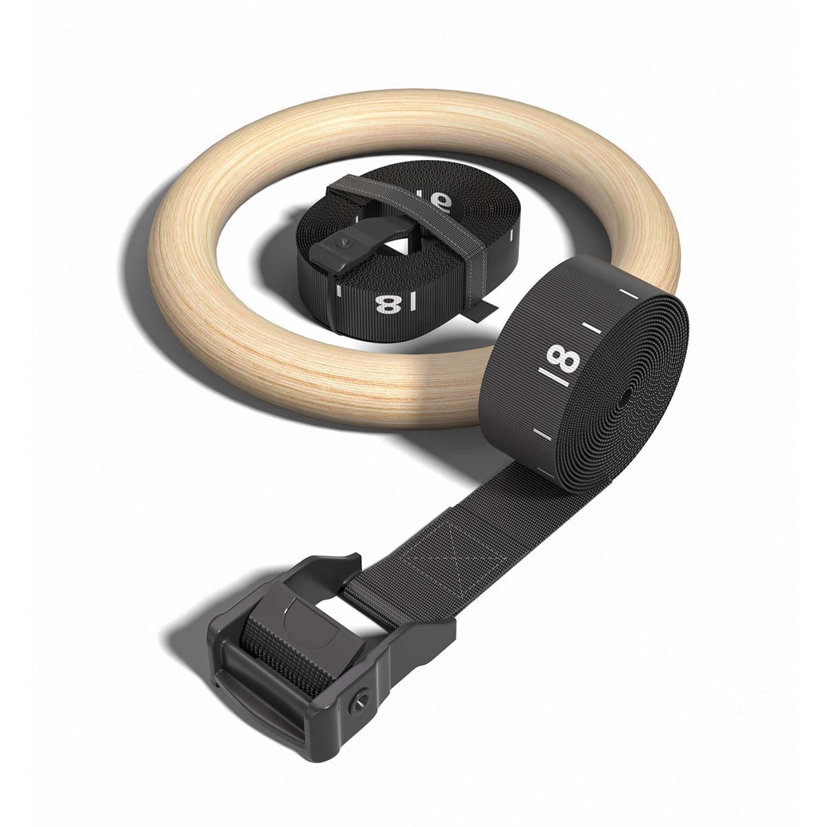 Gymnastic Ring Wood - Verstelbare Houten Gymnastiekringen 28mm 32mm Dubbellaags