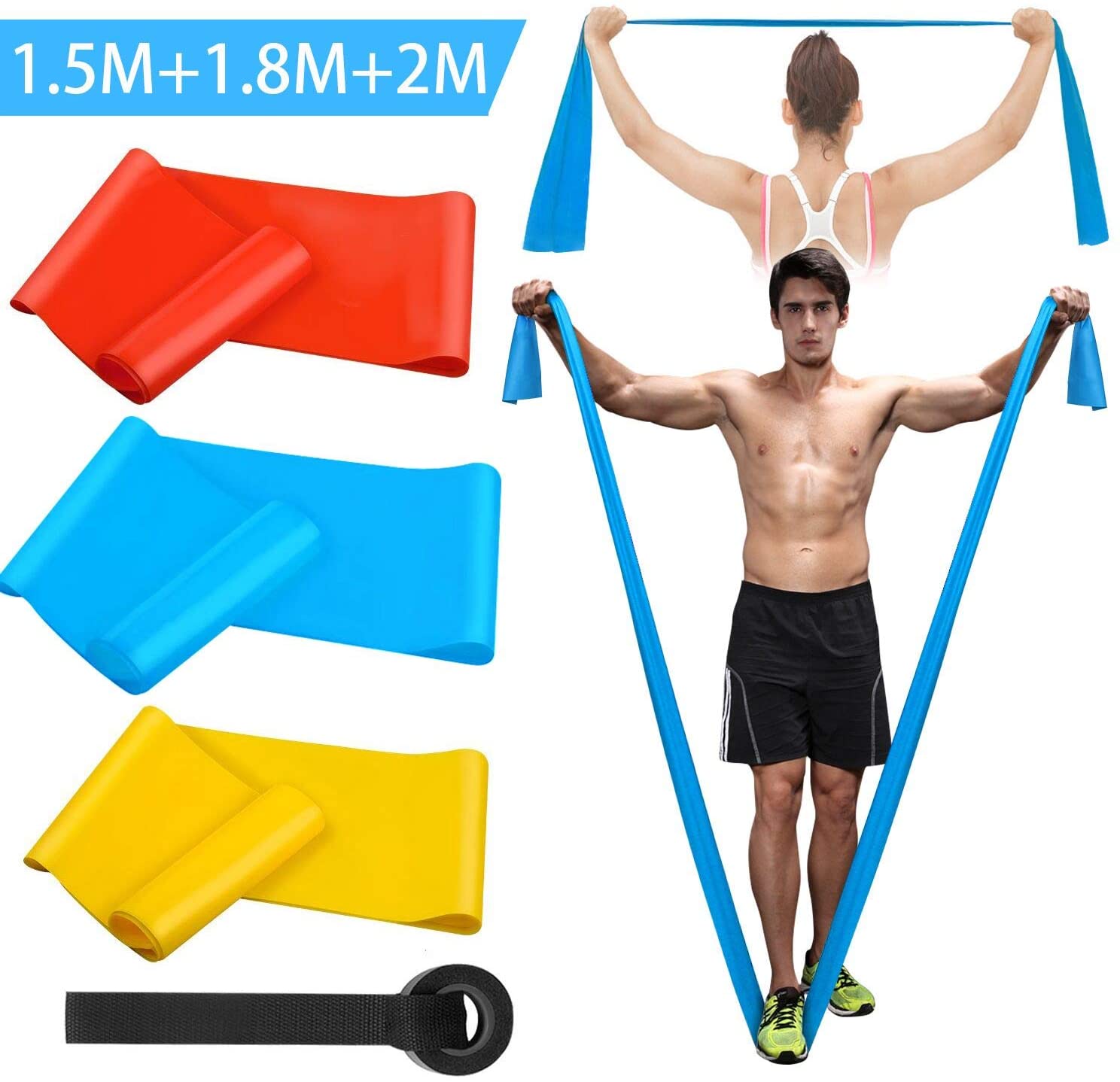 Elastische fitnessbanden 3-del - Crossfit Accessories recensie en prijs
