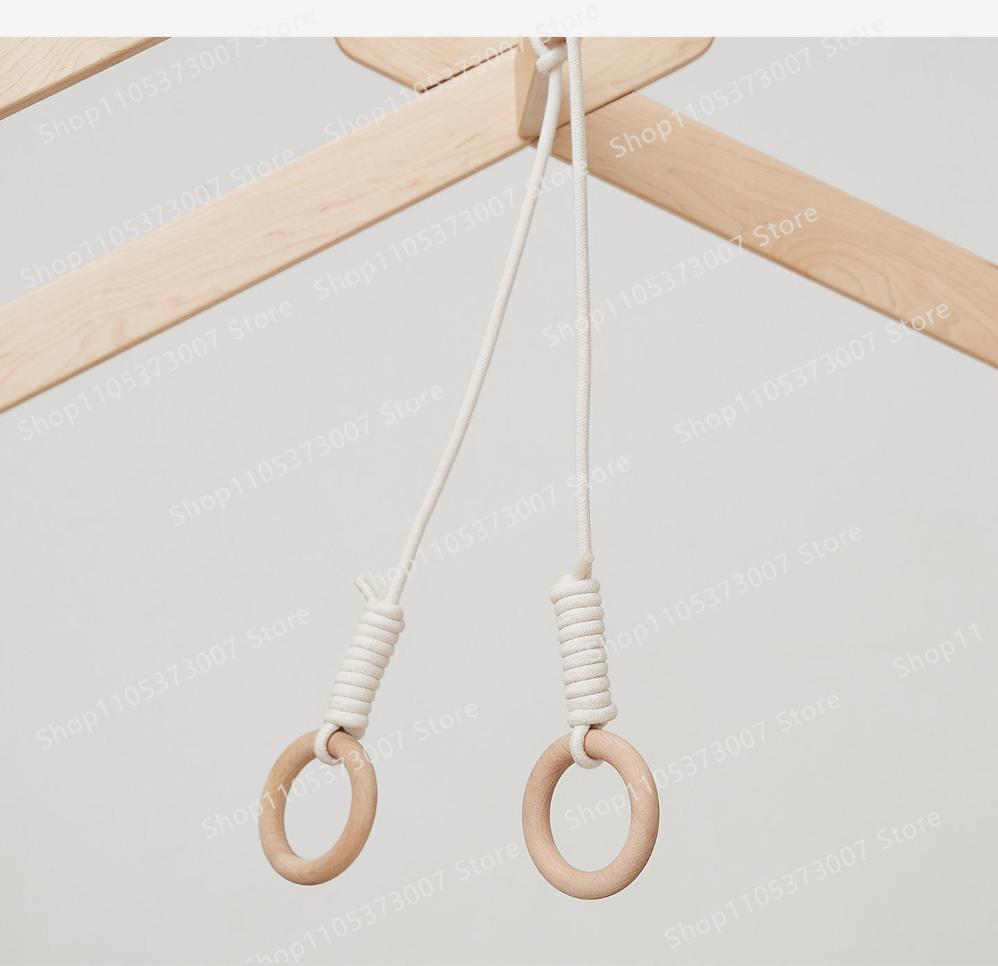 Bedhangringen, massief houten  - Gymnastic Ring Wood recensie en prijs