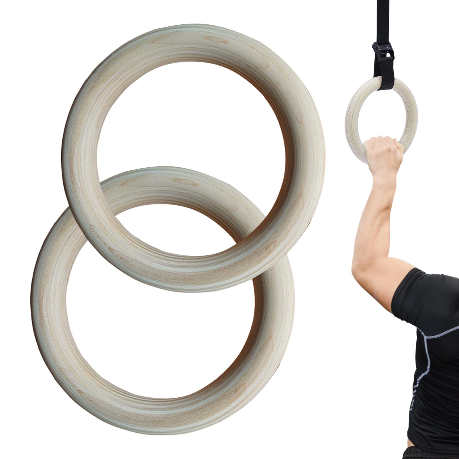 2 stks/paren Houten Draagbare  - Gymnastic Ring Wood recensie en prijs