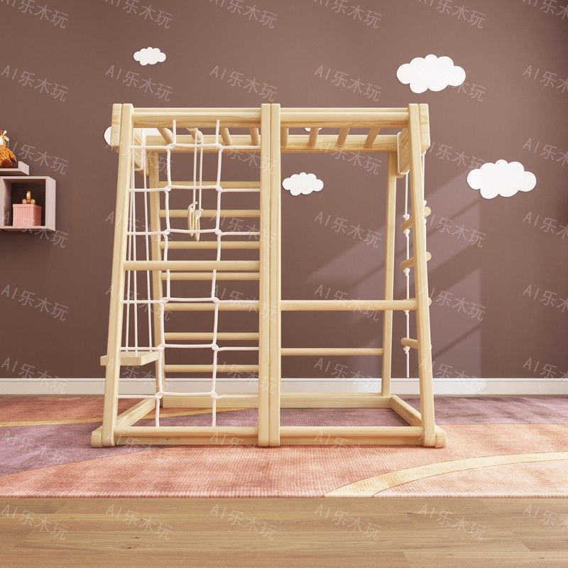 Indoor Speeltuin Montessori Ba - Gymnastic Ring Wood recensie en prijs