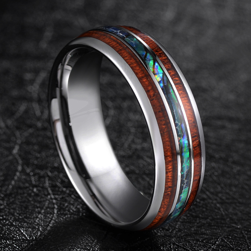 TIGRADE 8mm Tungsten Carbide R - Gymnastic Ring Wood recensie en prijs