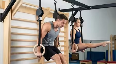 Berken Fitnessringen Hoge drag - Gymnastic Ring Wood recensie en prijs
