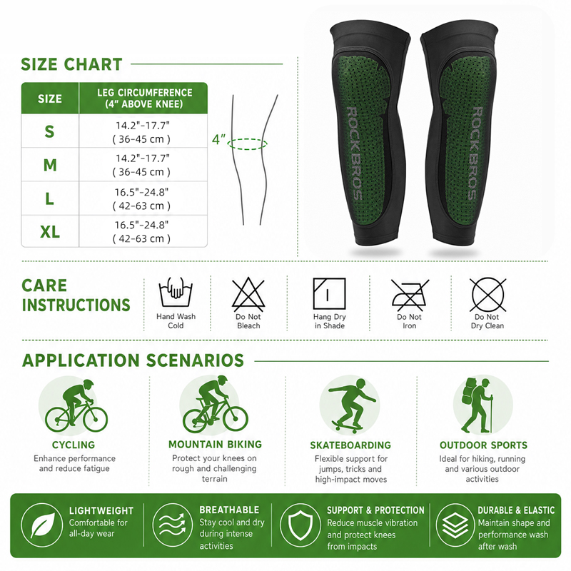 Rockbros Sport Been Verwarmt M - Knee Sleeve Pair recensie en prijs