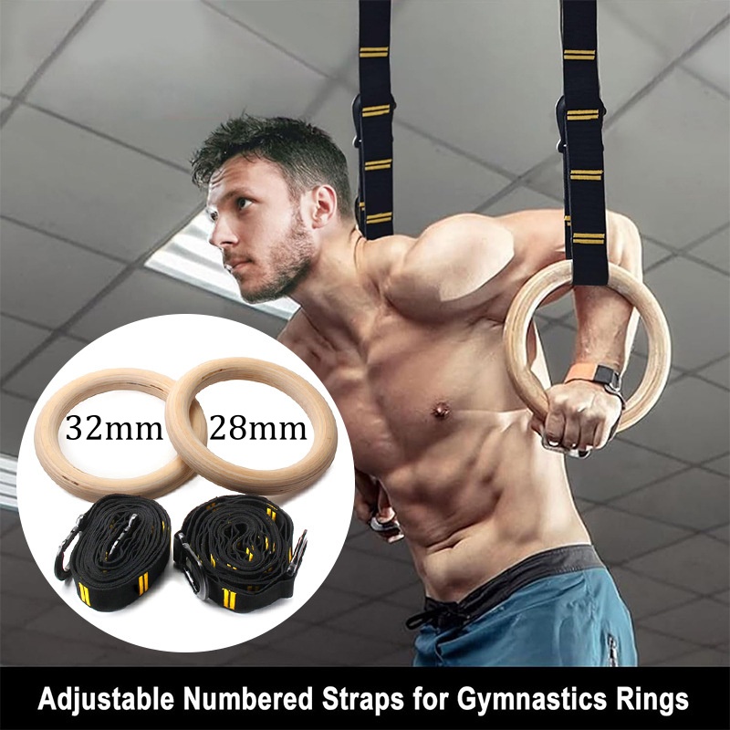 28mm 32mm Pull-up Gymnastiekri - Gymnastic Ring Wood recensie en prijs